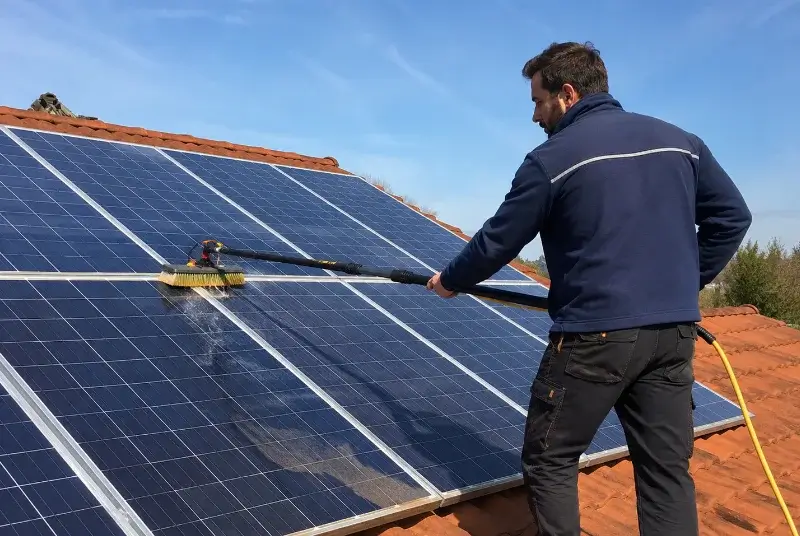 Nettoyage et entretien de panneaux solaires à Chalabre
